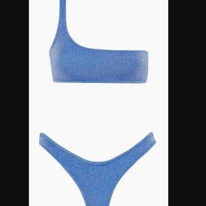 Triangl Bikini Set Blue Marina Sparkle Melrose